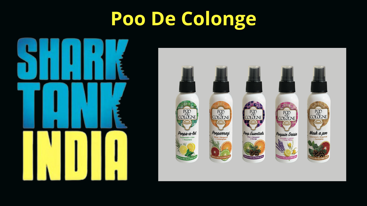 shark tank india poo de colonge