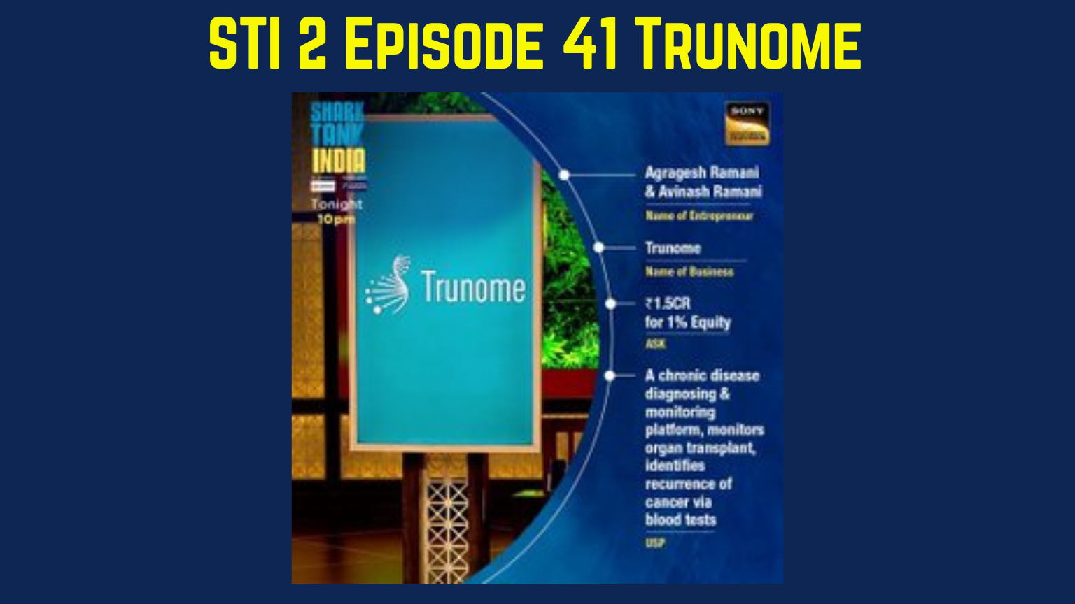 trunome shark tank